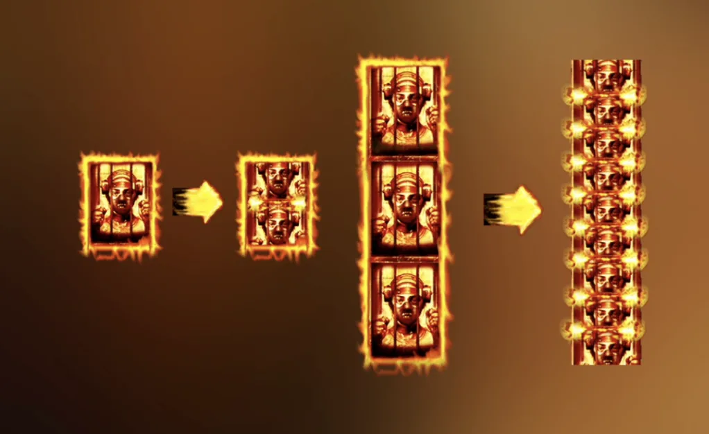 Mental II fire reels expanding frame example for Features page