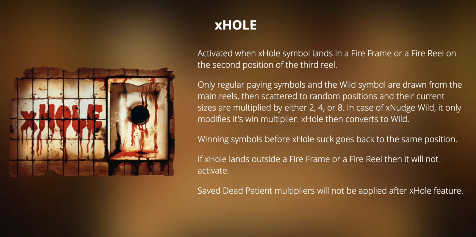 Mental II xHole feature rules for Features page