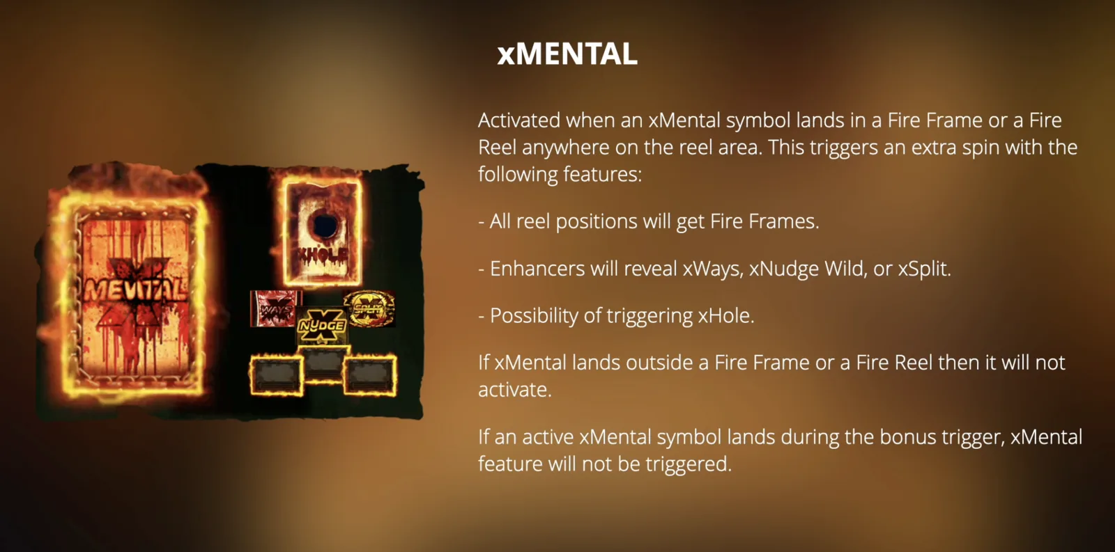 Mental II xMental feature rules for Features page