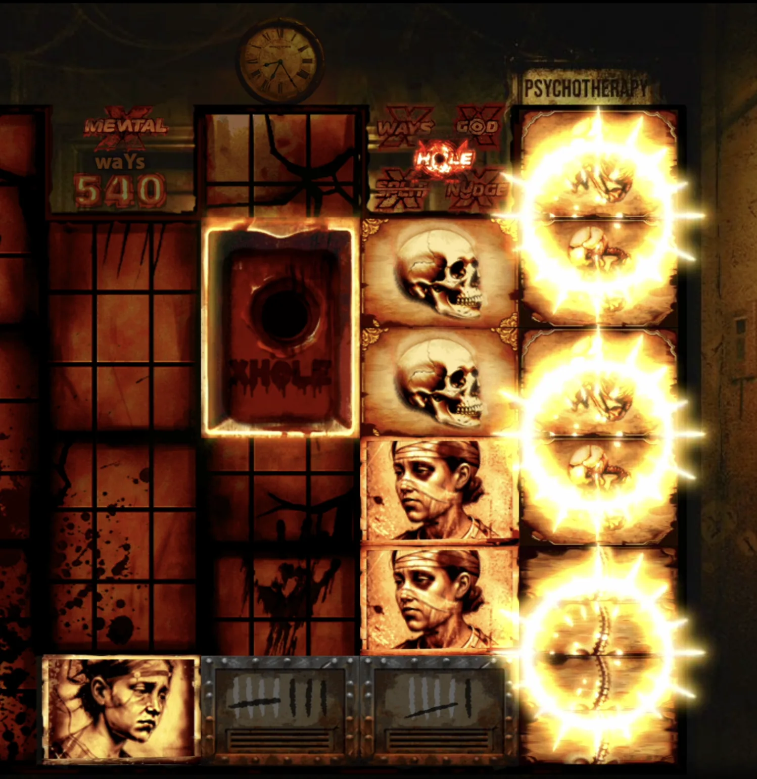 Mental demo preview with fire frame reels